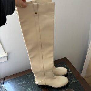Valentino off White Over the Knee Boots